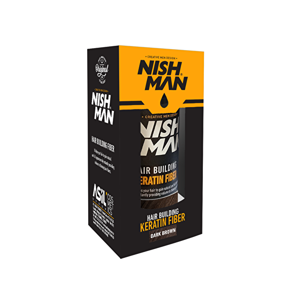 Picture of Nishman Hair Building Keratin Fiber Single Pack // Dark Brown