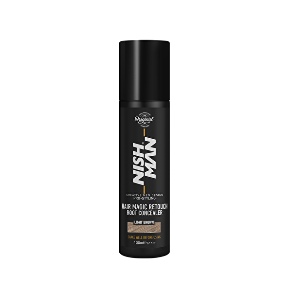 Picture of Nishman Hair Magic Retouch Root Concealer- Light Brown