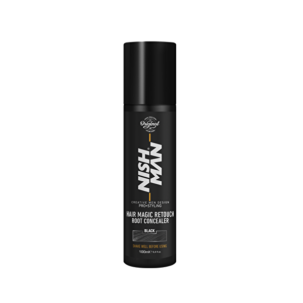 Picture of Nishman Hair Magic Retouch Root Concealer - Black