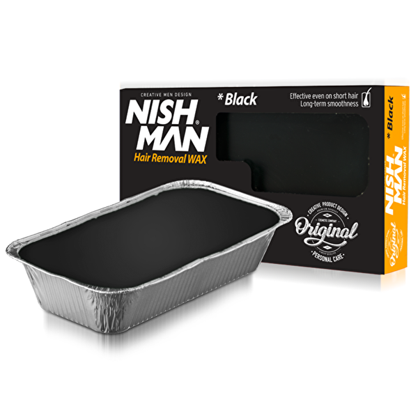 Picture of Nishman Hair Removal Hard Wax Easy One (Black ) Chocolate