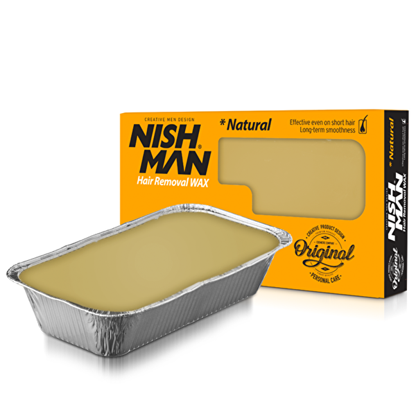Picture of Nishman Hair Removal Hard Wax Easy One (Natural) Chocolate 
