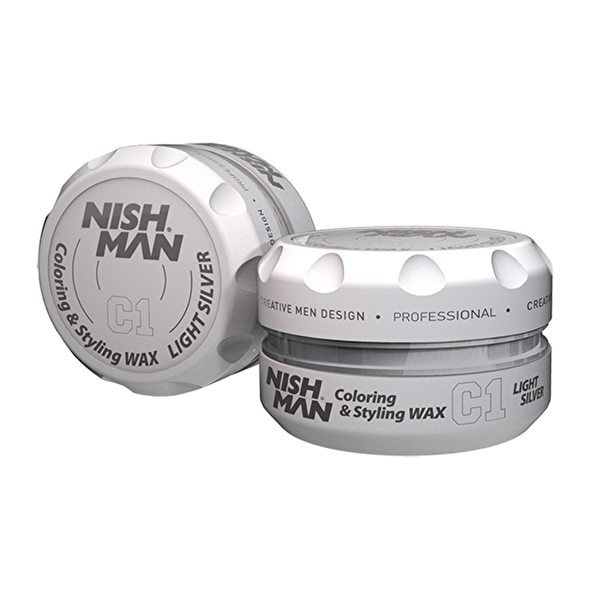 Picture of Nishman Premium Hair Coloring Wax C1 Light Grey