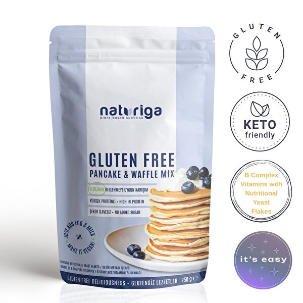 Picture of Naturiga Ketogenic / Gluten Free Pankcake Mix (250 Gr)