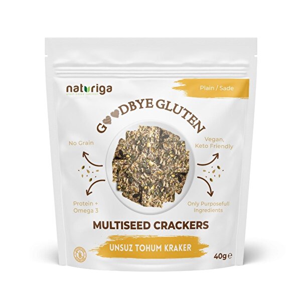 Picture of Naturiga Gluten Free Multi Seed Crackers (40 Gr)
