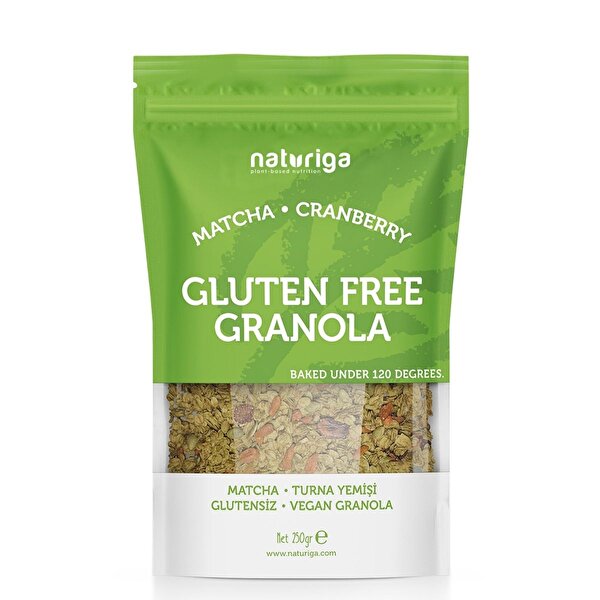 Picture of Naturiga Gluten Free Granola / Matcha & Cranberry (250 Gr)