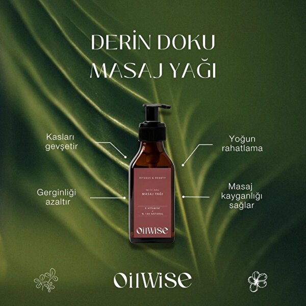 Picture of Oilwise Deep Tissue Rahatlatıcı ve Besleyici Masaj Yağı 100 ml