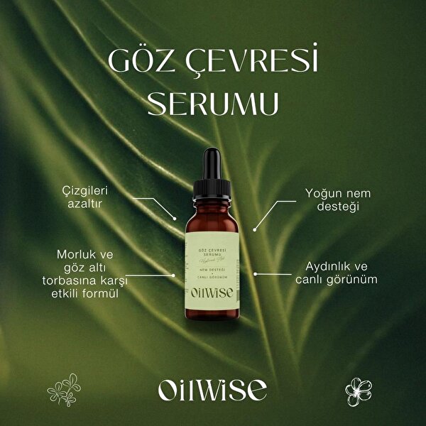Oilwise Hyalüronik Asit Göz Çevresi Bakım Serumu 30 ml. ürün görseli