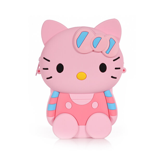 Ogi Mogi Toys Silikon Pembe Kedi Omuz Çantası. ürün görseli