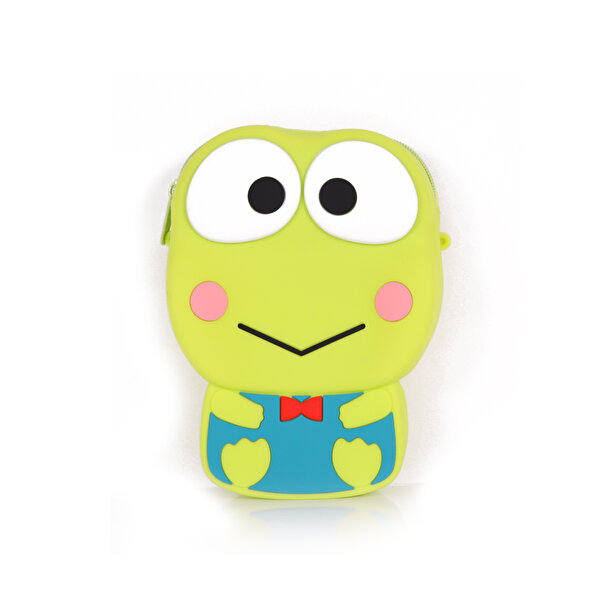 Ogi Mogi Toys Silikon Yeşil Kurbağa Omuz Çantası. ürün görseli