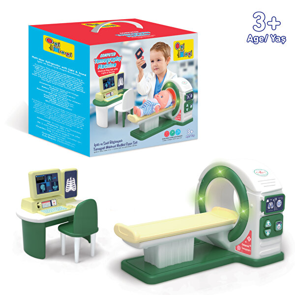 Ogi Mogi Toys Işıklı ve Sesli Bilgisayarlı Tomografi Makinesi Medikal Oyun Seti. ürün görseli