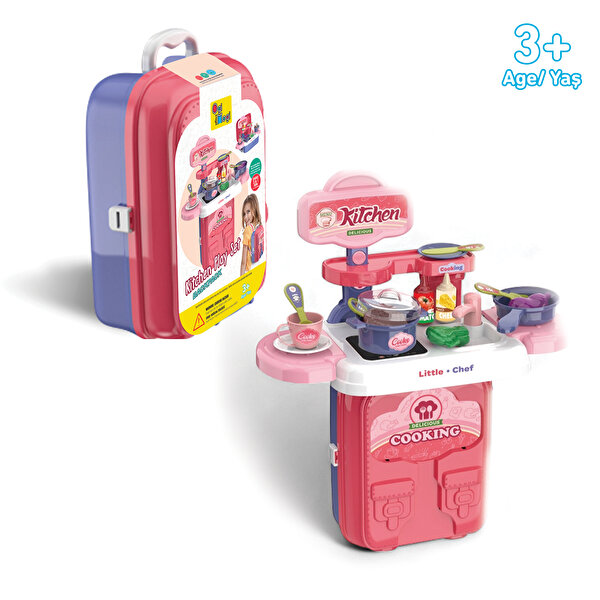 Ogi Mogi Toys Mutfak Oyun Seti 2’si 1 Arada Taşınabilir Sırt Çantası. ürün görseli