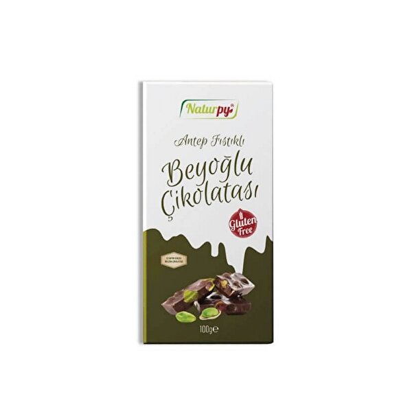 Picture of Naturpy Beyoğlu Chocolate With Pistachio & Milk 100 gr
