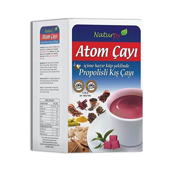 Picture of Naturpy Atom Tea Wıth Propolıs (Ready To Drınk Cubes) 150 gr