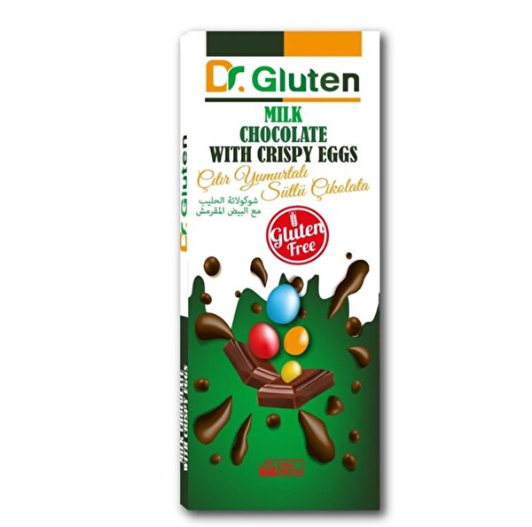 Picture of Dr. Gluten Milk Chocolate With Crispy Filling 80 gr