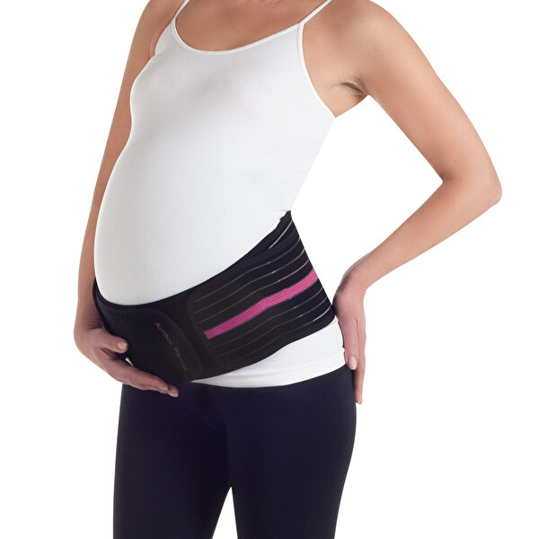 Picture of Owli Bamboo Premium Pregnancy Support Belt 2 in 1, S/M, Black
