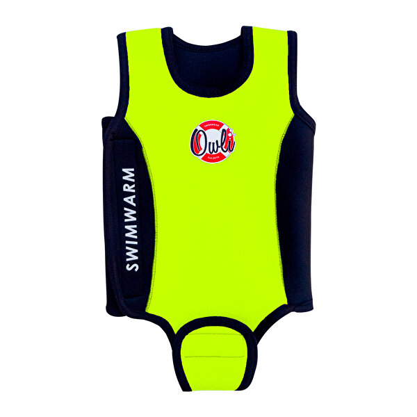 Picture of Owli Swimwarm Baby Wetsuit Neon Yellow 12-24 M