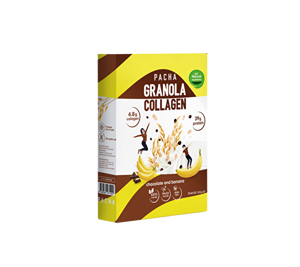 Picture of Pacha Natural Collagen & Protein Granola with Chocolate and Banana (300G)