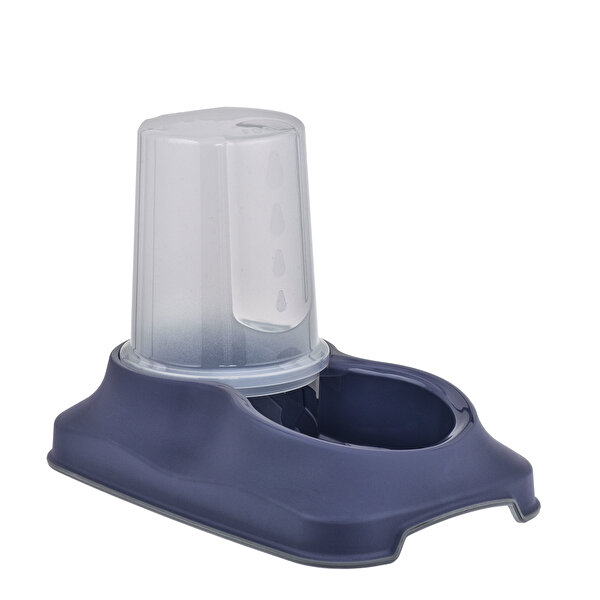 Picture of Pet Plastart Container Food Pet / Water With Chamber Blue Pet 32,5 X 20 X 23,5 /1,5 Lt
