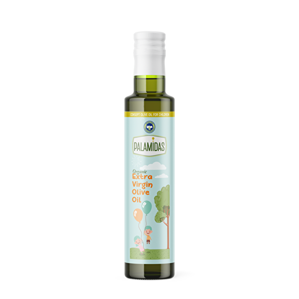 Picture of 250 ml Glass Dorica Bottle Organic Extra Virgin Olive Oil (Consept Olive Oil for Children)