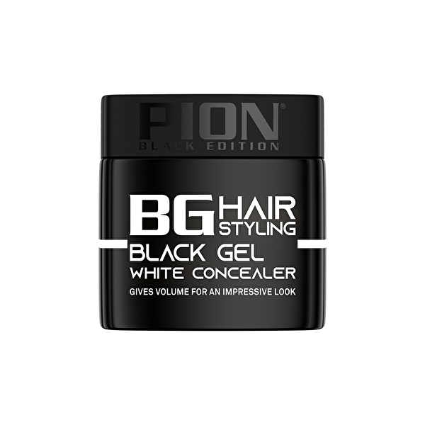Picture of Pion Bg Hair Styling Black Gel White Concealer 320 Ml