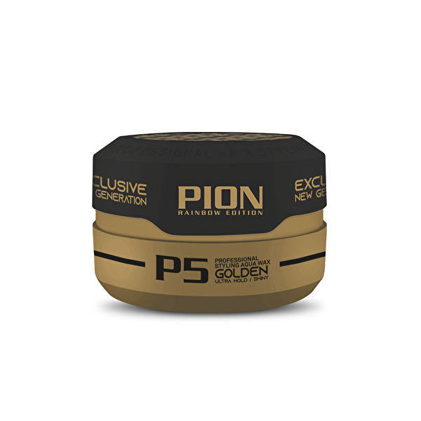 Picture of Pion Rainbow Aqua Wax P5 Ultra Hold Shiny Golden 150 Ml