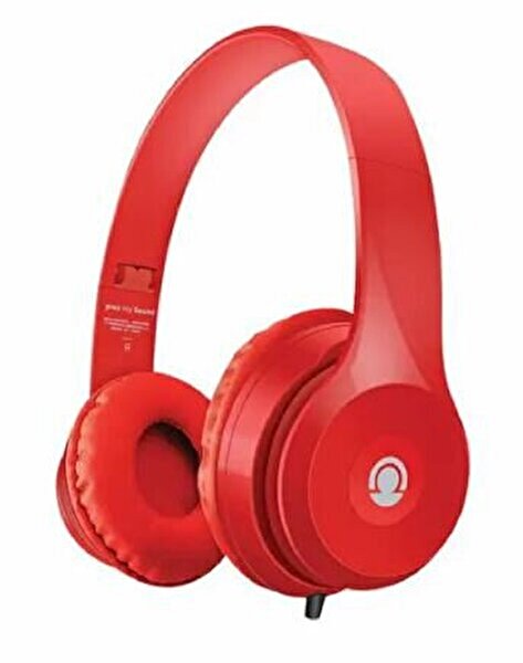 Preo MS34S X-Bass Kablolu Kulak Üstü Kulaklık Kırmızı. ürün görseli