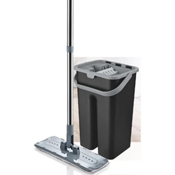 Picture of Proff Style Flat Mop Set 8 Lt.Black