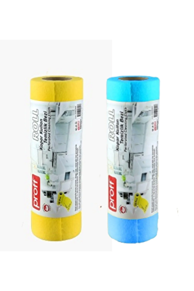 Picture of Proff Roll Perforated Cleaning Cloth 15 Sheets 