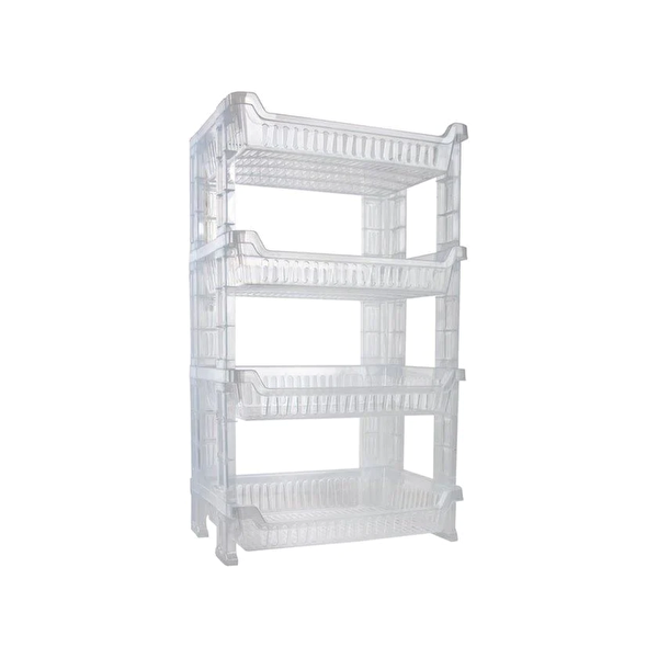 Picture of Proff Vegatable Storage Rack-4 Tiers-Transparent