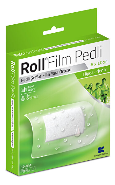 Picture of Rollfilm Transparent Film Wound Dressing with Pads 8 cm x 10 cm