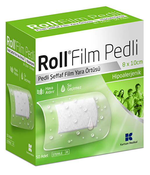Picture of Rollfilm Transparent Film Wound Dressing with Pads 8 cm x 15 cm