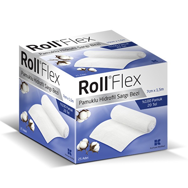 Picture of Roll Flex Hydrophil Gauze Bandage 7cm x 1.5m