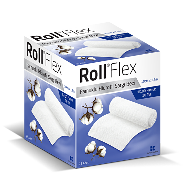 Picture of Roll Flex Hydrophil Gauze Bandage10cm x 1.5m
