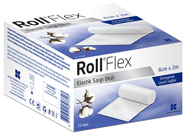 Picture of Roll Flex Elastic Gauze Bandage 6cm x 2m