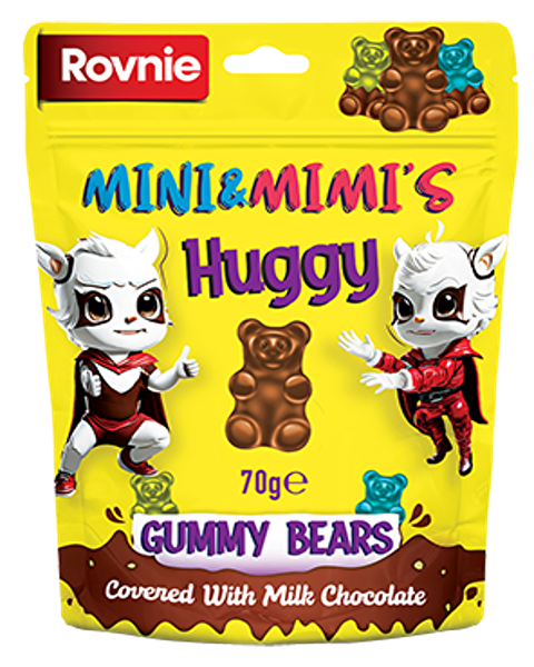 Picture of Rovnie Chocolate Covered Jelly Candy 70 Gr