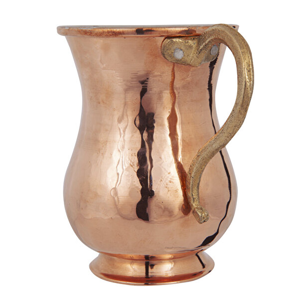 Serenk Elit Bakır Kupa 200 ml, El Dövmesi Ayran Bardağı, Cilalı ve Kalay Kaplama, Geleneksel Otantik Saf Bakır. ürün görseli