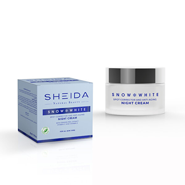Picture of Sheida Snow White Spot Corrector And Anti-Age Night Cream 50ml