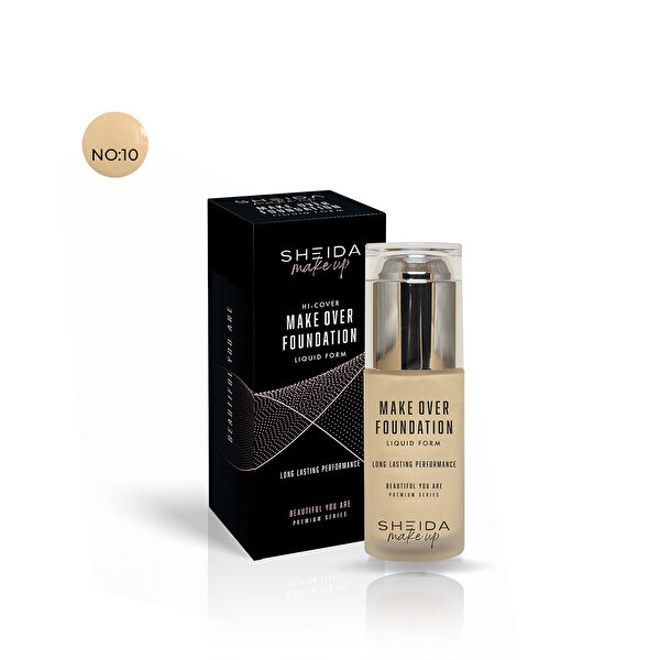 Picture of Sheida Make Over Foundation Liquid Form 40ML No:10