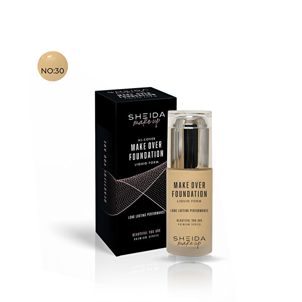 Picture of Sheida Make Over Foundation Liquid Form 40ML No:30