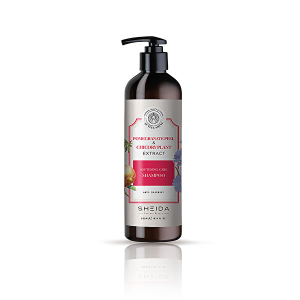 Picture of Sheida Actıve Shıne Softening Care Shampoo With Pomegranate Peel And Chicory Plant Extract 500ML