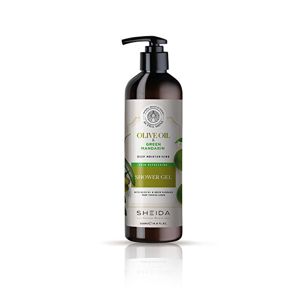 Picture of Sheida Active Shine Deep Moisturizing Shower Gel With Olive Oil And Green Mandarin 500ML