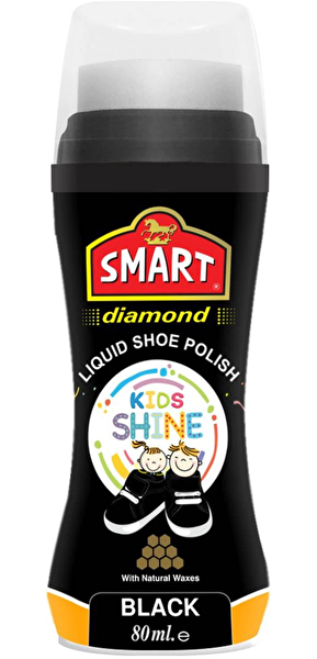 Picture of Smart Kids Shine Liquid Shoe Polish, 80 Ml, Black