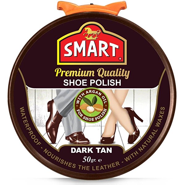 Picture of Smart Paste Shoe Polish, 50 Gr, Dark Tan