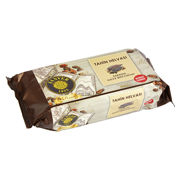 Picture of Şanver Tahini Halva with Cacao 500 Gr