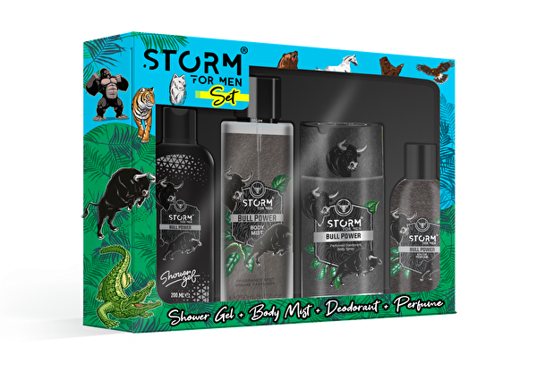 Picture of Storm Set Bull Power Shower Gel+Edp+Deodorant+Body Mist