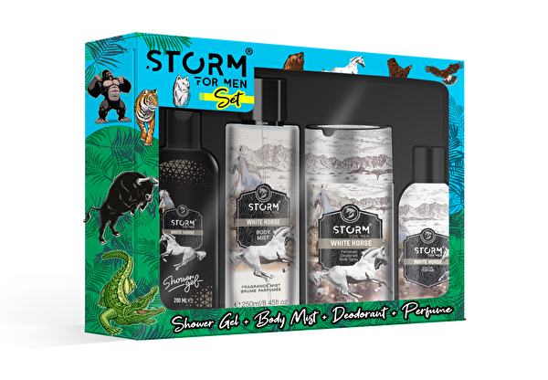 Picture of Storm Set White Horse Shower Gel+Edp+Deodorant+Body Mist