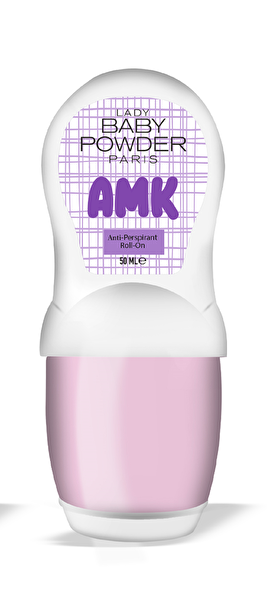 Picture of Lady Baby Powder Amk Anti-Prespiant Roll On Purple 50 Ml
