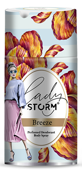 Picture of Lady Storm Deo Spray For Women Breeze 250 Ml 
