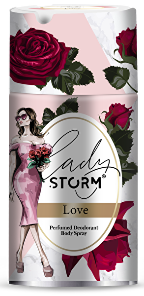 Picture of Lady Storm Deo Spray For Women Love 250 Ml 