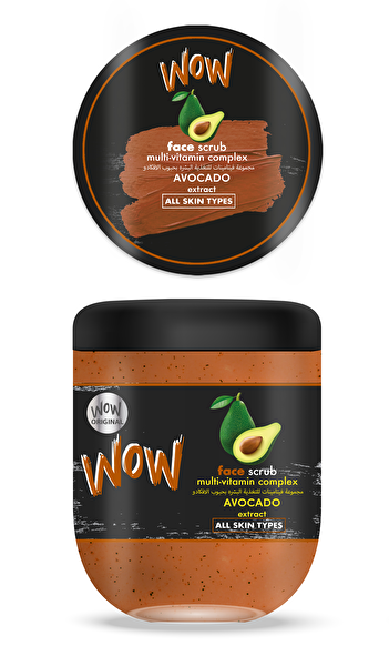 Picture of Wow Face Scrub Avocado Extract 500 Ml 